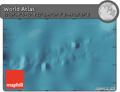 Satellite Map of the Area around 12° 22' 13" S, 96° 7' 30" E