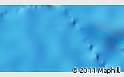 Physical 3D Map of the area around 12° 22' 13" S, 96° 49' 29" W