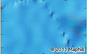 Physical Map of the area around 12° 22' 13" S, 96° 49' 29" W