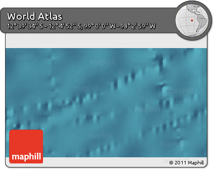 Satellite 3D Map of the Area around 12° 22' 13" S, 98° 31' 30" W