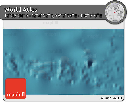Satellite 3D Map of the Area around 12° 22' 13" S, 99° 31' 30" E