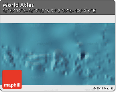 Satellite 3D Map of the Area around 12° 22' 13" S, 99° 31' 30" E