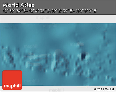 Satellite 3D Map of the Area around 12° 22' 13" S, 99° 31' 30" E