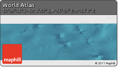 Satellite Panoramic Map of the Area around 12° 22' 13" S, 9° 25' 30" E