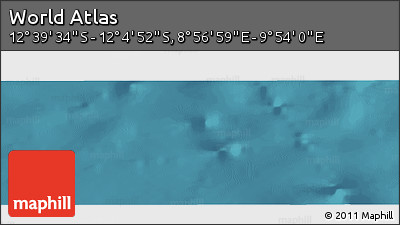 Satellite Panoramic Map of the Area around 12° 22' 13" S, 9° 25' 30" E