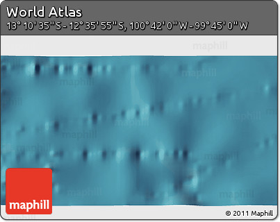 Satellite 3D Map of the Area around 12° 53' 15" S, 100° 13' 29" W