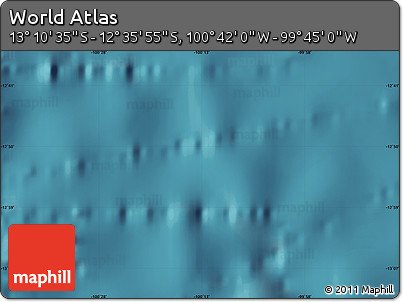 Satellite Map of the Area around 12° 53' 15" S, 100° 13' 29" W
