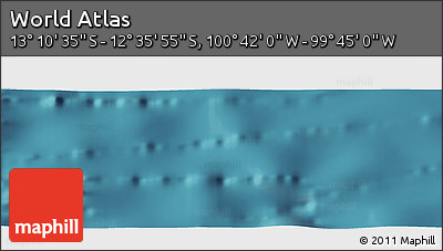 Satellite Panoramic Map of the Area around 12° 53' 15" S, 100° 13' 29" W