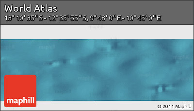 Satellite Panoramic Map of the Area around 12° 53' 15" S, 10° 16' 30" E