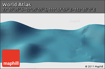 Satellite Panoramic Map of the Area around 12° 53' 15" S, 112° 16' 30" E