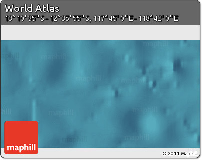Satellite 3D Map of the Area around 12° 53' 15" S, 118° 13' 29" E
