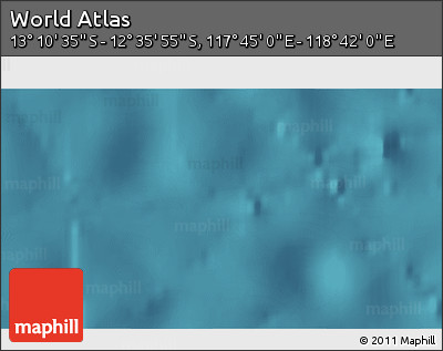 Satellite 3D Map of the Area around 12° 53' 15" S, 118° 13' 29" E
