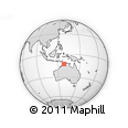 Outline Map of the Area around 12° 53' 15" S, 128° 25' 30" E, rectangular outline