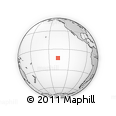 Outline Map of the Area around 12° 53' 15" S, 136° 46' 30" W, rectangular outline