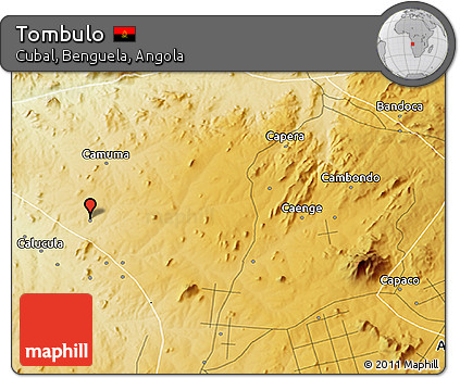 Physical 3D Map of Tombulo