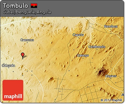 Physical 3D Map of Tombulo