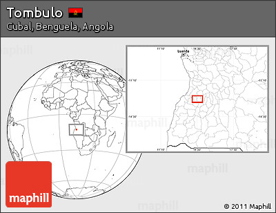 Blank Location Map of Tombulo
