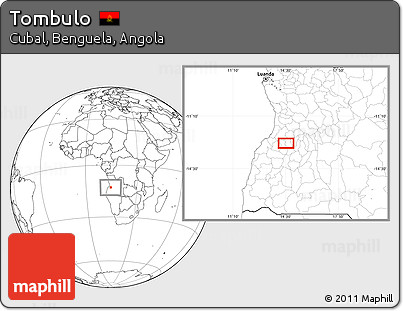 Blank Location Map of Tombulo