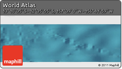Satellite Panoramic Map of the Area around 12° 53' 15" S, 157° 10' 30" W