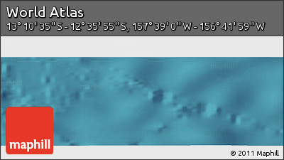 Satellite Panoramic Map of the Area around 12° 53' 15" S, 157° 10' 30" W