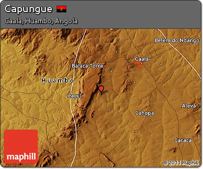 Physical 3D Map of Capungue