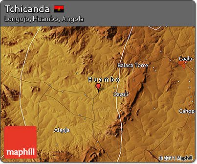 Physical 3D Map of Tchicanda