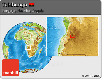 Physical Location Map of Tchihungo