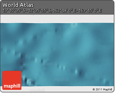 Satellite 3D Map of the Area around 12° 53' 15" S, 163° 16' 30" E