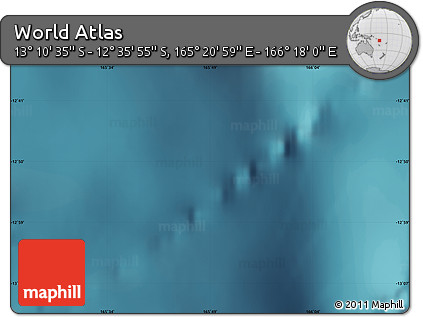 Satellite Map of the Area around 12° 53' 15" S, 165° 49' 29" E