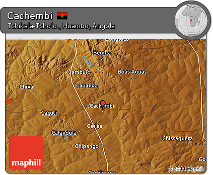 Physical 3D Map of Cachembi