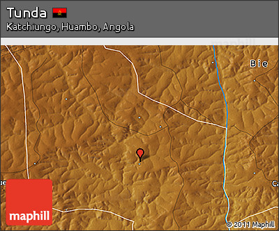 Physical 3D Map of Tunda