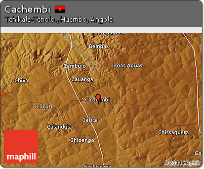 Physical 3D Map of Cachembi