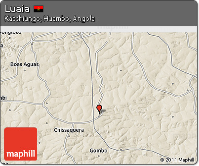 Shaded Relief 3D Map of Luaia