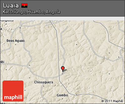 Shaded Relief 3D Map of Luaia
