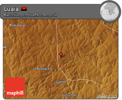 Physical Map of Luaia