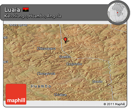 Satellite Panoramic Map of Luaia