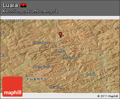 Satellite Panoramic Map of Luaia