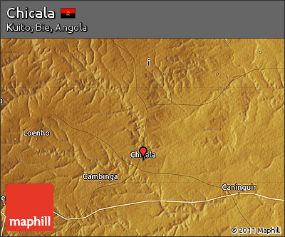 Physical Map of Chicala