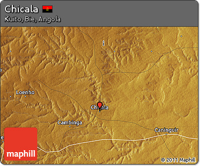 Physical Map of Chicala