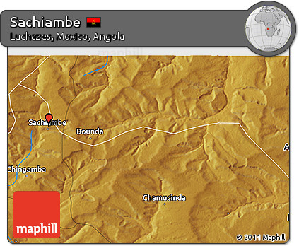 Physical 3D Map of Sachiambe