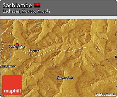 Physical 3D Map of Sachiambe