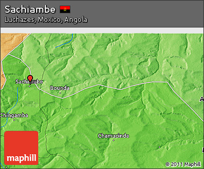 Political 3D Map of Sachiambe