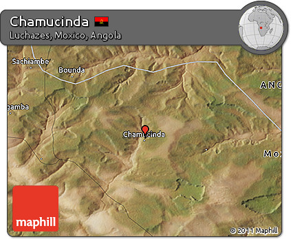 Satellite 3D Map of Chamucinda
