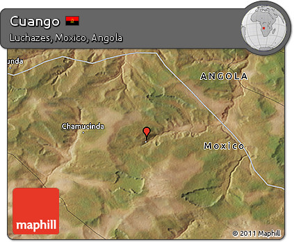 Satellite 3D Map of Cuango