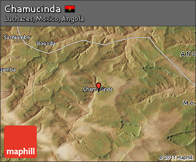 Satellite 3D Map of Chamucinda