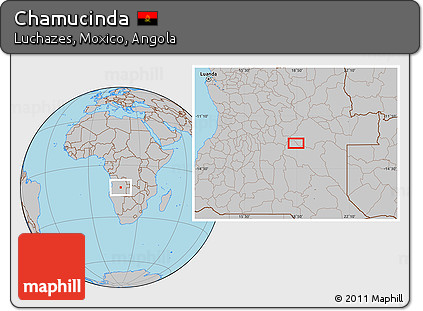Gray Location Map of Chamucinda
