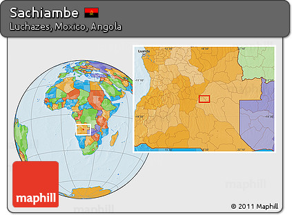 Political Location Map of Sachiambe