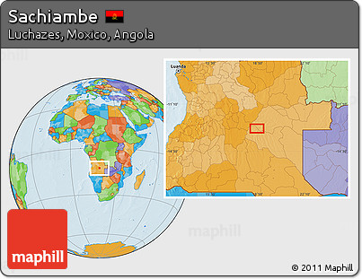 Political Location Map of Sachiambe
