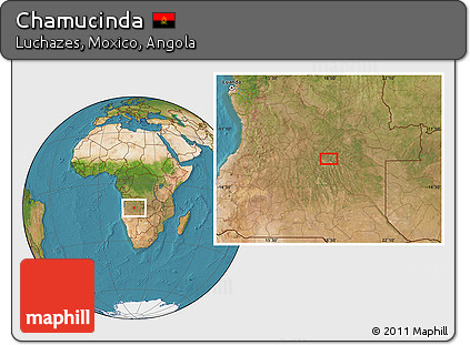Satellite Location Map of Chamucinda
