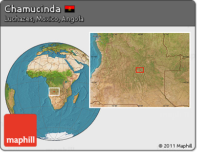 Satellite Location Map of Chamucinda